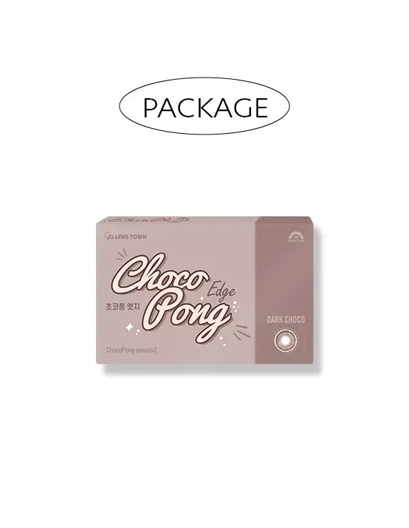 Chocopong Edge Dark Choco Colored Contacts