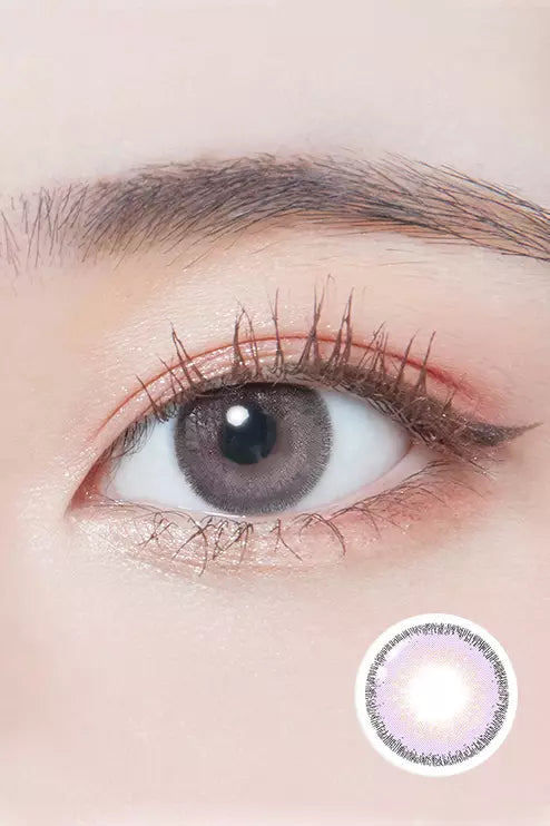 Rose Swan Violet Quartz Colored Contacts