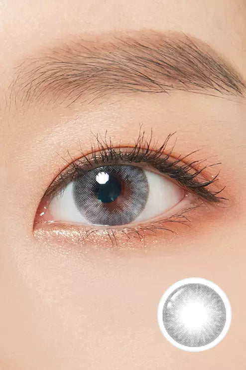 Thrice-S Gray (2pcs / Monthly) Colored Contacts