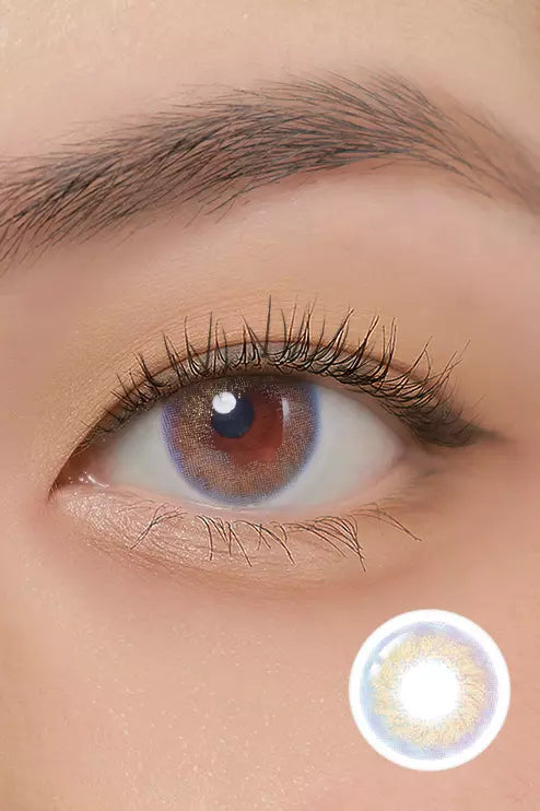 Tint Bling Unicorn Brown (2pcs / Monthly) Colored Contacts