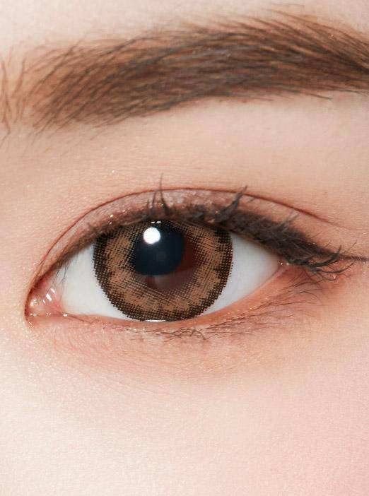  Romantea Tokyo Grande Peach Brown Colored Contacts